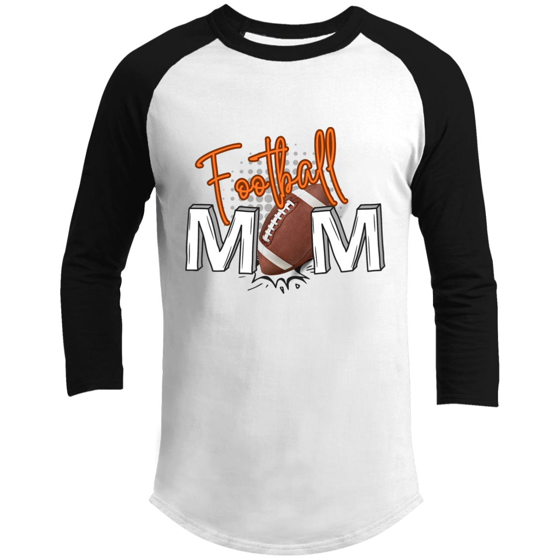 Football Mom Quarter-sleeve shirt