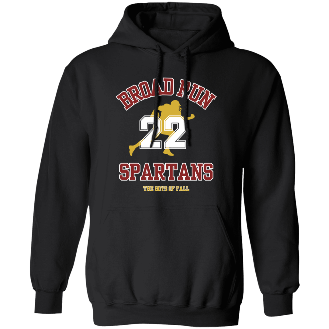 #22 Broad Run Blk hoodie