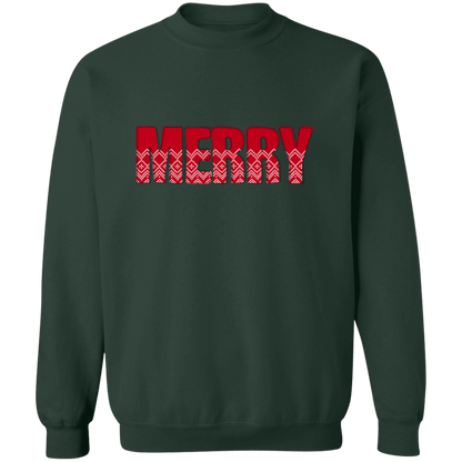 Merry Crewneck Pullover Sweatshirt