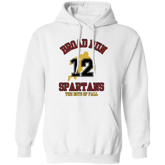 #12 Broad Run White Hoodie