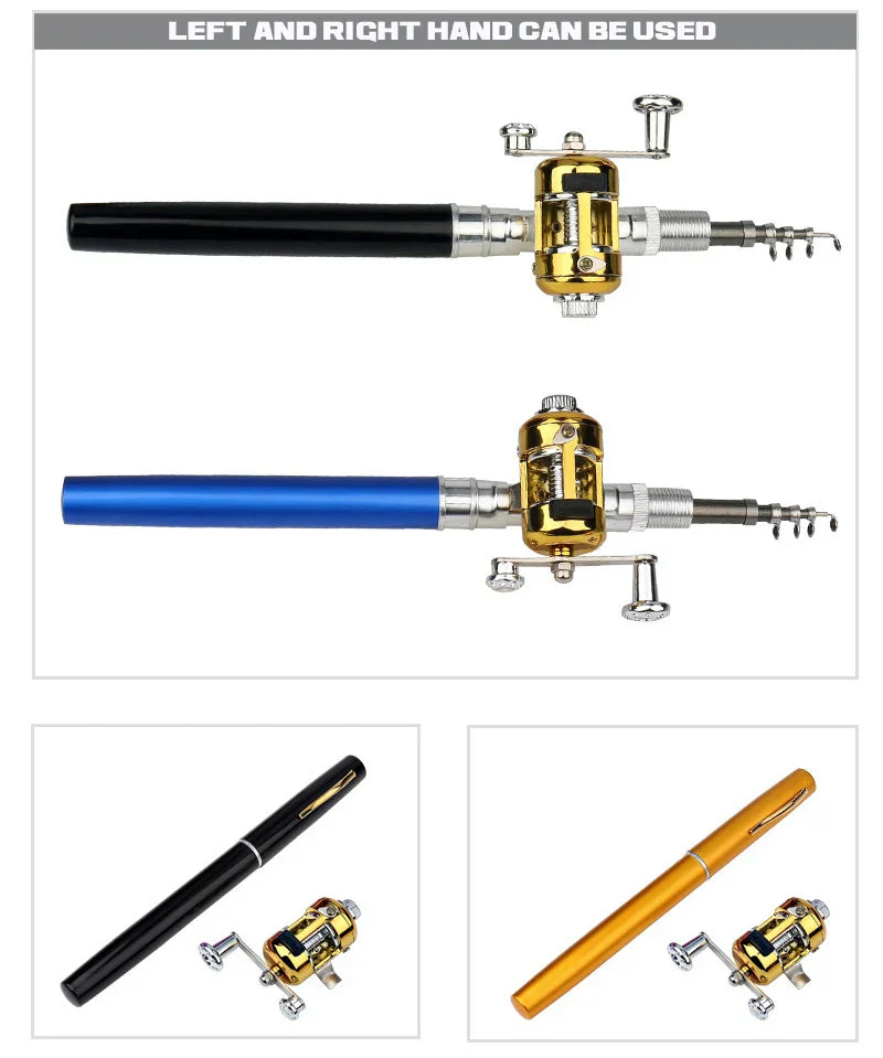 Portable Pocket Telescopic Mini Fishing Pole