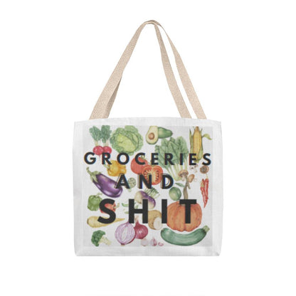 Groceries and $h!t tote